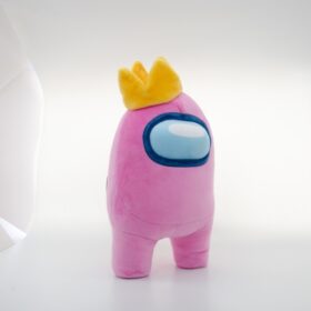 YUME AMONG US OFFICIAL 12 PLUSH WITH ACCESSORY PINK WITH CROWN