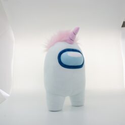 YUME AMONG US OFFICIAL 12 PLUSH WITH ACCESSORY WHITE WITH UNICORN HAT