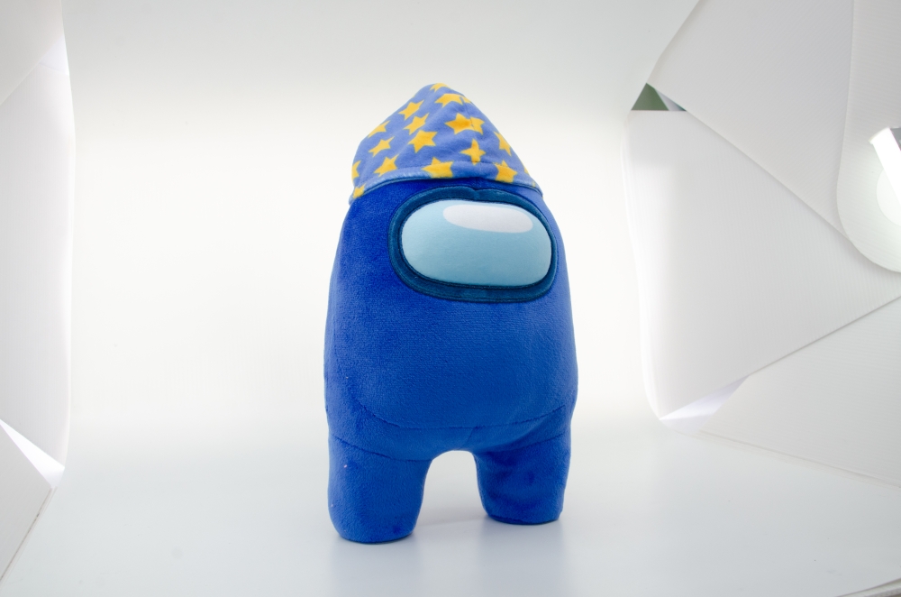 YUME AMONG US OFFICIAL 12 PLUSH WITH ACCESSORY BLUE WITH WIZARD HAT