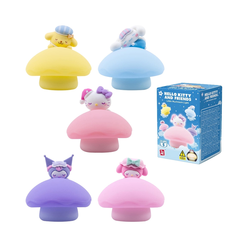 YUME HELLO KITTY AND FRIENDS NIGHT LIGHT LITTLE MUSHROOM LIGHT SERIES