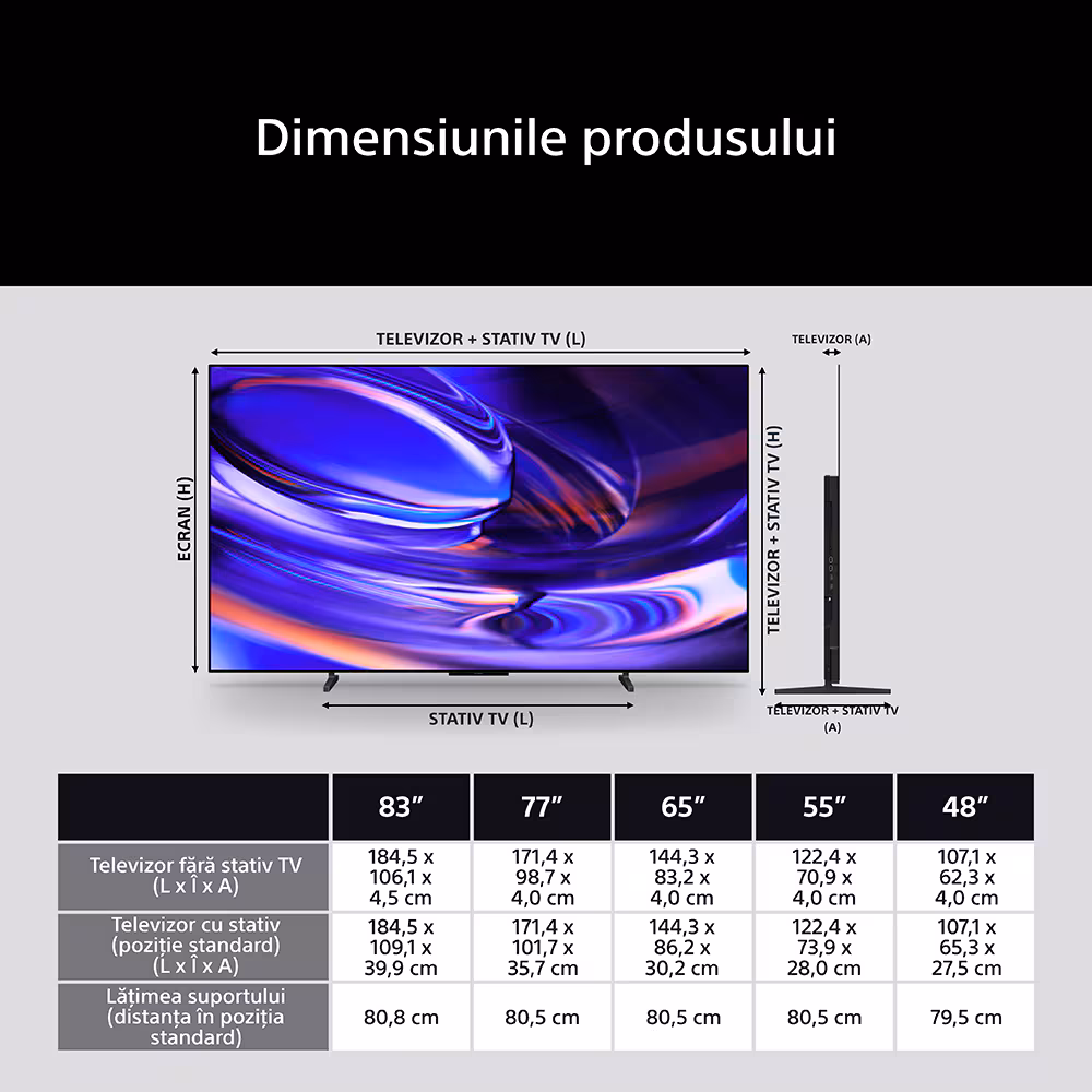 Televizor OLED Smart SONY BRAVIA 6 48A65, Ultra HD 4K, HDR, 121cm - imagine 10